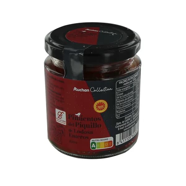 PRODUCTO ALCAMPO Collection Pimientos del Piquillo de Lodosa enteros extra, con I.G.P Piquillo de Lodosa 195 g. - 0.2 kg - Imagen del producto en Findit