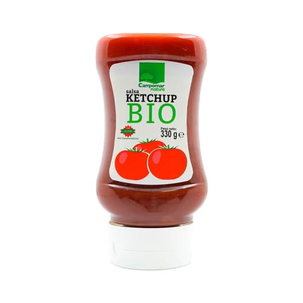 CAMPOMAR NATURE Salsa ketchup ecológico 330 g. - 0.33 kg - Imagen del producto en Findit