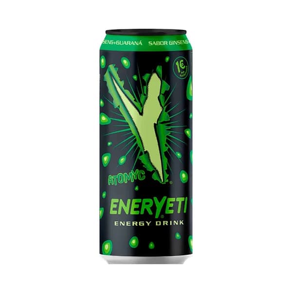 ENERYETI Bebida energética sabor ginseng + guaraná Atomic lata de 50 l. - 0.5 l - Imagen del producto en Findit