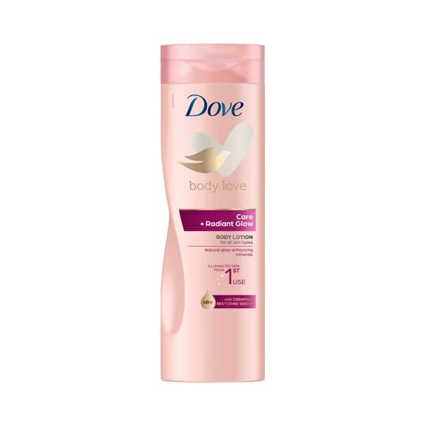 DOVE Loción corporal con minerales naturales que realzan el brillo de nuestra piel DOVE Care and glow 400 ml. - 0.4 l - Imagen del producto en Findit