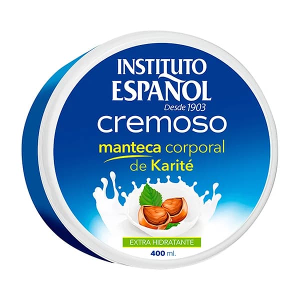 INSTITUTO ESPAÑOL Crema corporal cremosa y extra hidratante con manteca de Karité INSTITUTO ESPAÑOL 400 ml. - 0.4 l - Imagen del producto en Findit
