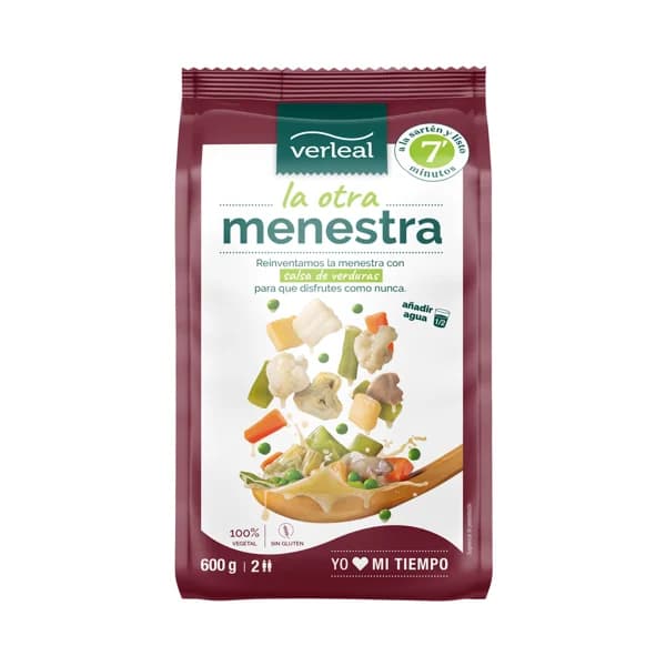 VEREAL Menestra de verduras con salsa de verduras 600 g. - 0.64 kg - Imagen del producto en Findit