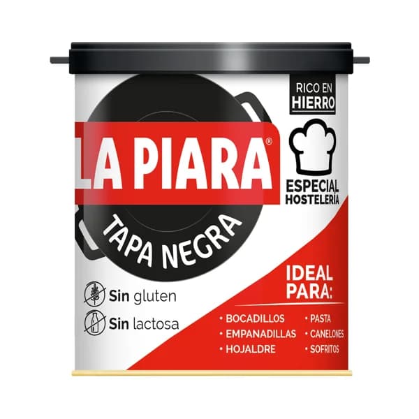 LA PIARA Paté de hígado de cerdo LA PIARA Tapa Negra lata de 800 gr - 0.8 kg - Imagen del producto en Findit