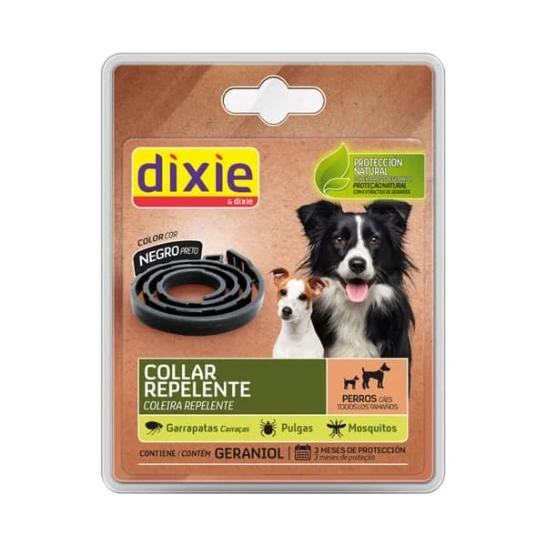 DIXIE Collar antiparasitario insecticida con aceite de lavanda para perros 56 gr, - 1 ud - Imagen del producto en Findit