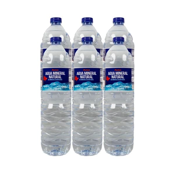 PRODUCTO ALCAMPO Agua mineral pack de 6 uds. x 1,5 l. - 9 l - Imagen del producto en Findit