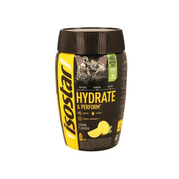 ISOSTAR Bebida deportiva isotónica en polvo con sabor a limón ISOSTAR Hydrate & Perform, 400 g. - 0.4 l - Imagen del producto en Findit