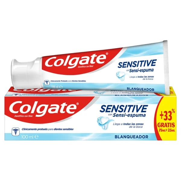 COLGATE Pasta de dientes con efecto blanqueante, especial dientes sensibles COLGATE Sensitive 75 ml. - 0.08 l - Imagen del producto en Findit