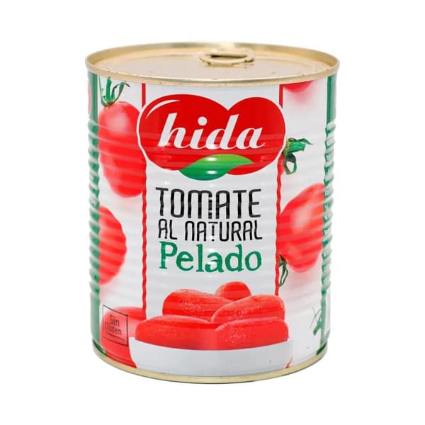HIDA Tomate pelado entero 780 g. - 0.48 kg - Imagen del producto en Findit