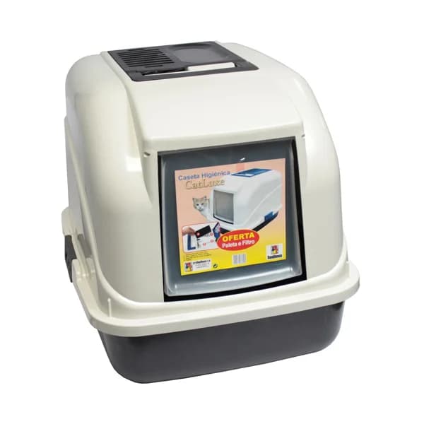 SANDIMAS Caseta higiénica para gatos 50 x 40 x 40 cm con filtro para los malos olores SANDIMAS 1 ud. - 1 ud - Imagen del producto en Findit