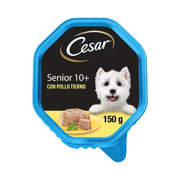CESAR Comida para perro adulto a base de paté de pollo y arroz CÉSAR 150 gr, - 0.15 kg - Imagen del producto en Findit