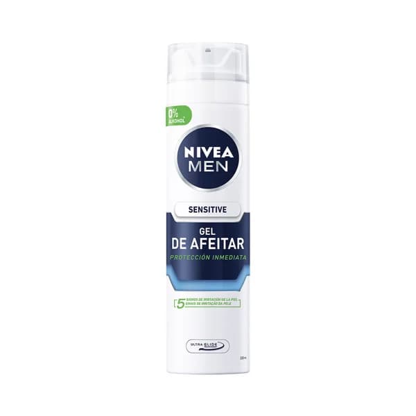 NIVEA Men sensitive Gel de afeitar para pieles sensibles 200 ml. - 0.2 l - Imagen del producto en Findit