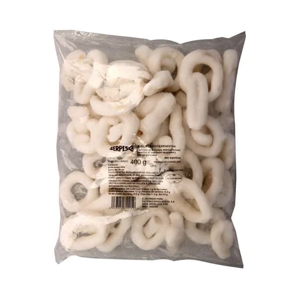 SERPESKA Anillas de pota argentina ultragongelada SERPESKA 400 g (P.N.). - 0.4 kg - Imagen del producto en Findit