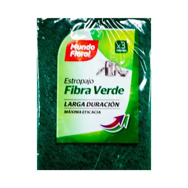 MUNDO FLORAL Fibra verde 3 uds - 1 ud - Imagen del producto en Findit