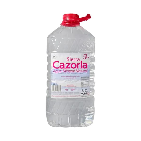 SIERRA DE CAZORLA Agua mineral garrafa de 5 litros - 5 l - Imagen del producto en Findit