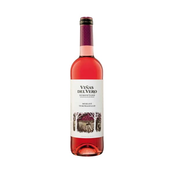 VIÑAS DEL VERO  Vino rosado con D.O. Somontano botella de 75 cl. - 1 ud - Imagen del producto en Findit
