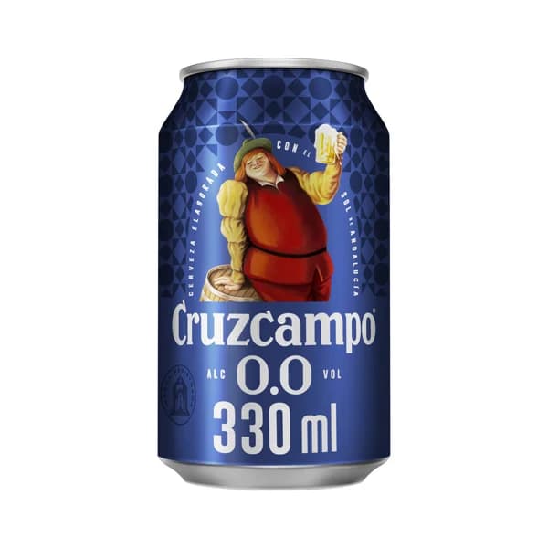 CRUZCAMPO Cerveza sin alcohol (0.0) lata de 33 cl. - 0.33 l - Imagen del producto en Findit
