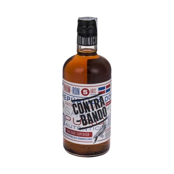 CONTRABANDO Ron dominicano de calidad superior, madurado 5 años en barricas de roble americano CONTRABANDO botella de 70 cl. - 0.7 l - Imagen del producto en Findit