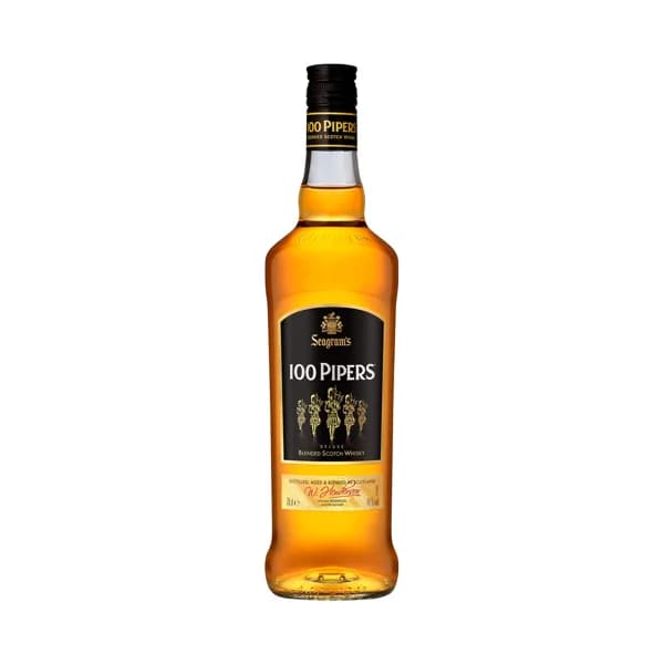 100 PIPERS Whisky blended escocés botella 70 cl. - 0.7 l - Imagen del producto en Findit