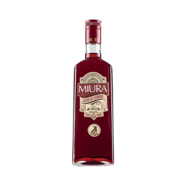 MIURA Licor de guindas con alcohol, original de Cazalla de la Sierra MIURA botella de 70 cl. - 0.7 l - Imagen del producto en Findit