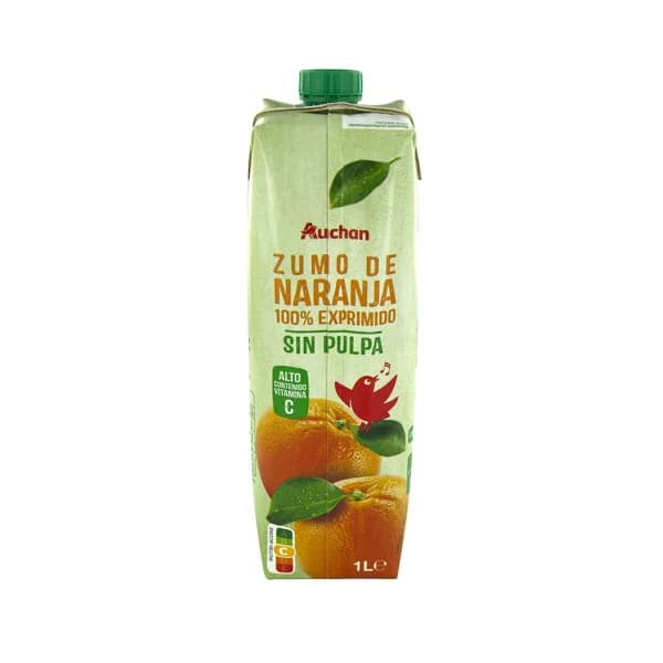PRODUCTO ALCAMPO Zumo naranja 100 % exprimido sin pulpa PRODUCTO ALCAMPO 1 l - 1 l - Imagen del producto en Findit