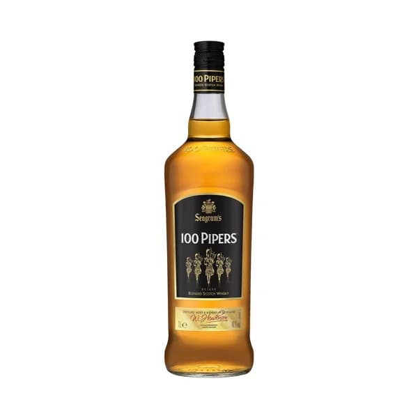 100 PIPERS Whisky blended escocés botella 1 l. - 1 l - Imagen del producto en Findit