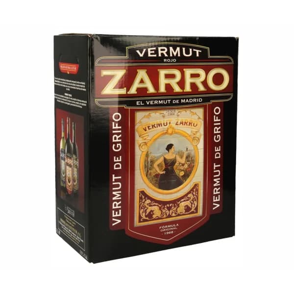 ZARRO Vermouth rojo de grifo ZARRO box de 3 l. - 1.5 l - Imagen del producto en Findit
