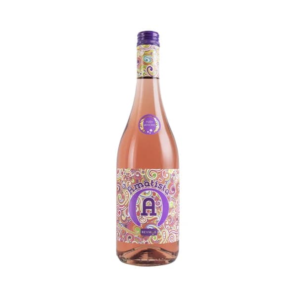 AMATISTA Vino rosado frizzante moscato con D.O. Valencia botella 75 cl. - 1 ud - Imagen del producto en Findit