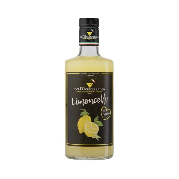 LICOR MEDITERRÁNEO Limoncello (licor de limón tradicional italiano) botella 70 cl. - 0.7 l - Imagen del producto en Findit