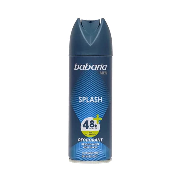 BABARIA Desodorante en spray para hombre sin aluminio BABARIA Splash 200 ml. - 0.2 l - Imagen del producto en Findit