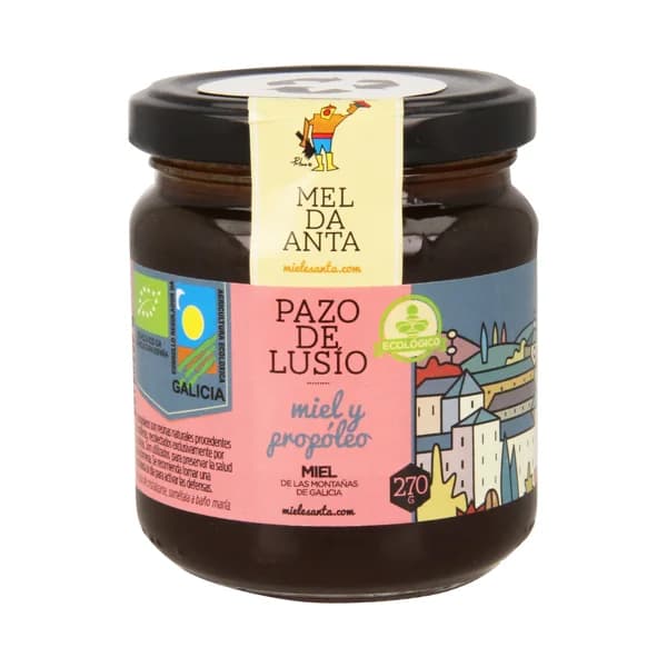 PAZO DE LUSÍO Miel y propóleo ecológico PAZO DE LUSÍO 270 gr. - 0.27 kg - Imagen del producto en Findit