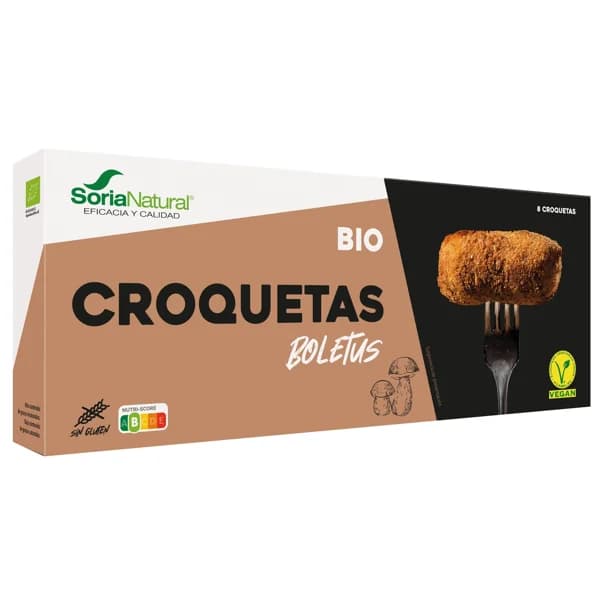 SORIA NATURAL Bio Croquetas de boletus ecológicos 250 g. - 0.25 kg - Imagen del producto en Findit