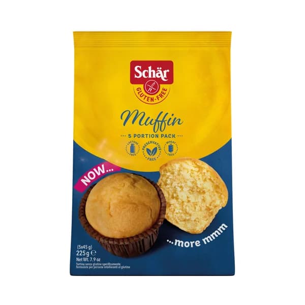 SCHÄR Magdalenas de yogurt sin gluten SCHÄR Muffins, 260 g. - 0.23 kg - Imagen del producto en Findit
