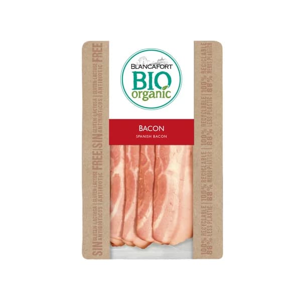 BLANCAFORT Bacon loncheado ecológico BLANCAFORT BIO ORGANIC 80 g. - 0.08 kg - Imagen del producto en Findit