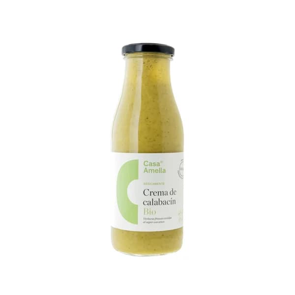 CASA AMELLA Crema de calabacín Ecológica CASA AMELLA 500 ml - 0.5 l - Imagen del producto en Findit