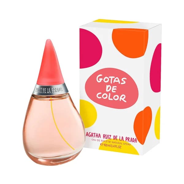 AGATHA RUIZ DE LA PRADA Eau de toilette para mujer con vaporizador en spray AGATHA RUIZ DE LA PRADA Gotas de color 100 ml. - 0.1 l - Imagen del producto en Findit