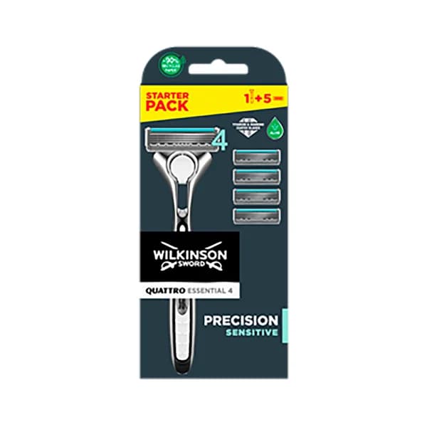 WILKINSON Recambio de cuchillas de afeitar de cuatro hojas para maquinillas WILKINSON Quattro 4 uds - 1 ud - Imagen del producto en Findit
