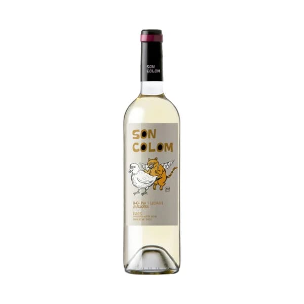 SON COLOM  Vino blanco con D.O. Pla I LLevant (Mallorca) botella de 75 cl. - 1 ud - Imagen del producto en Findit