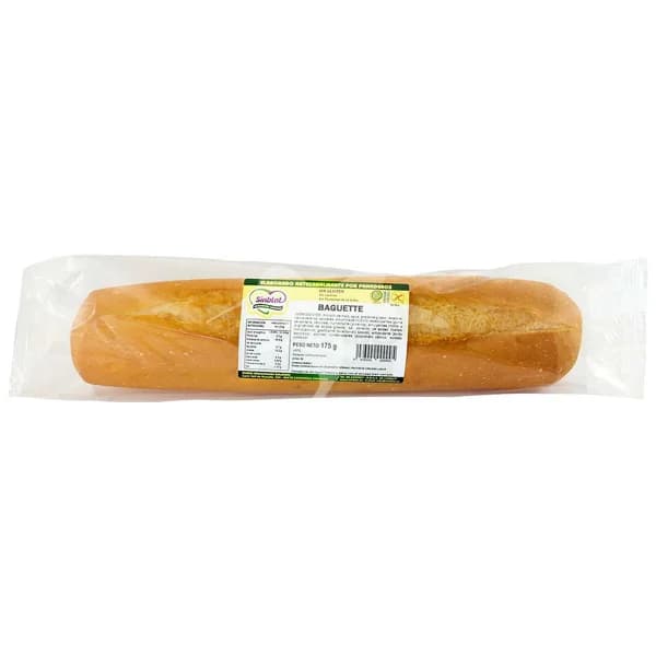 SINBLAT Pan baguette sin gluten SINBLAT 175 g. - 0.18 kg - Imagen del producto en Findit
