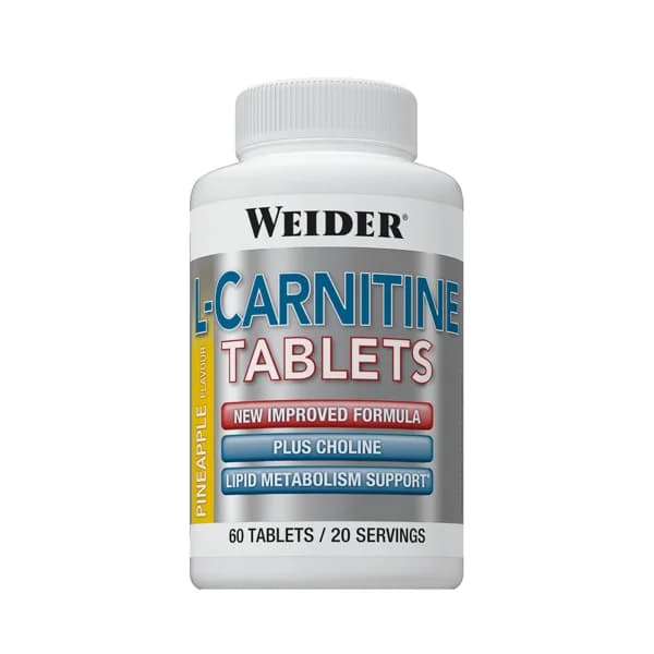 WEIDER Complemento alimenticio a base de L-carnitina con sabor a piña WEIDER BODY SHAPER 60 tabletas 78 gr - 0.08 kg - Imagen del producto en Findit