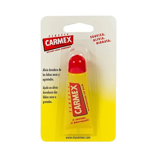 CARMEX Bálsamo labial hidratante (suaviza, hidrata y protege), especial labios secos y agrietados CARMEX. - 1 ud - Imagen del producto en Findit
