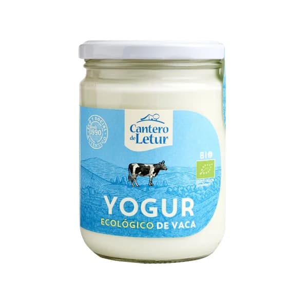 CANTERO DE LETUR Yogur natural ecológico EL CANTERO DE LETUR 420 g. - 0.42 kg - Imagen del producto en Findit