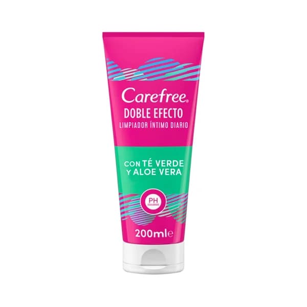 CAREFREE Gel intimo con aloe vera y té verde CAREFREE Duo effect 200 ml. - 0.2 l - Imagen del producto en Findit