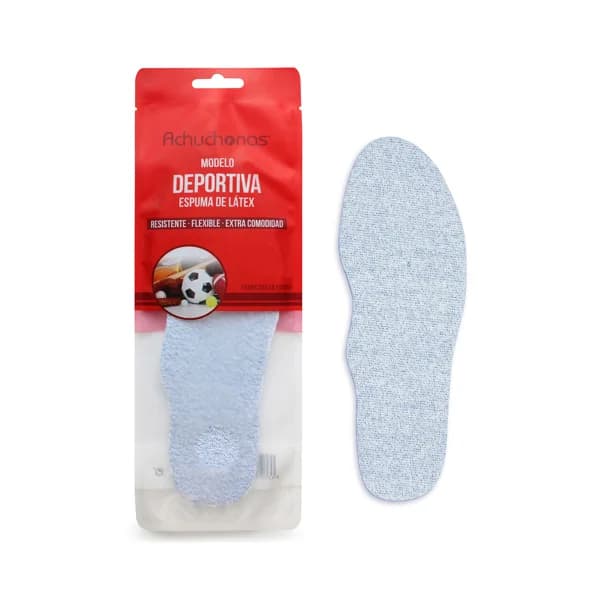 Plantillas deportivas ACHUCHONAS, resistente y flexible, talla 44/45. - 1 ud - Imagen del producto en Findit