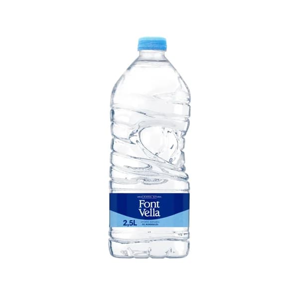 FONT VELLA Agua mineral botella de 2,50 l. - 2.5 l - Imagen del producto en Findit