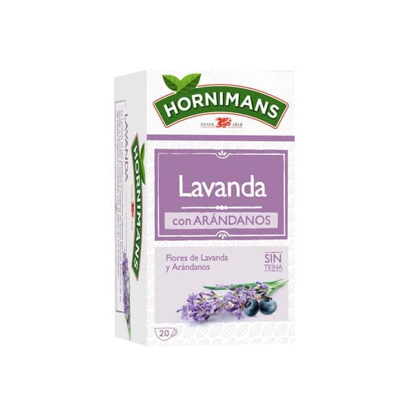 HORNIMANS Infusión de lavanda con arándanos 20 uds. 30 g. - 1 ud - Imagen del producto en Findit