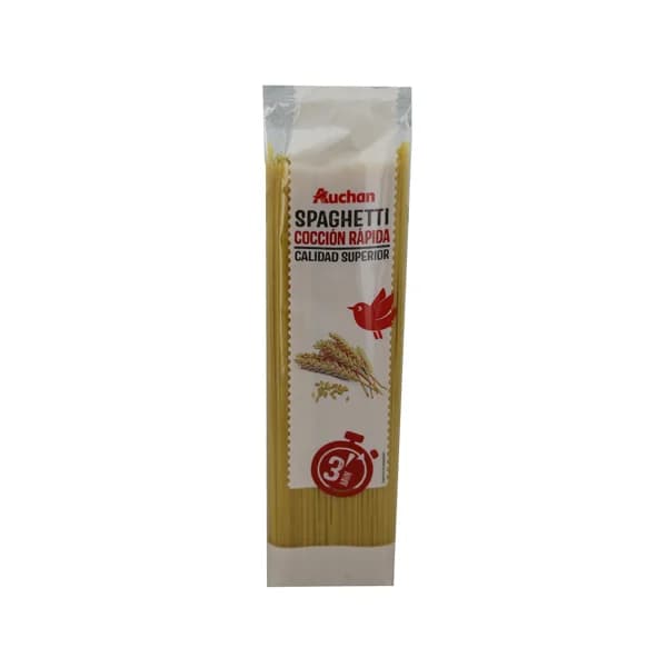 PRODUCTO ALCAMPO Pasta espaguetis cocción rápida 3 minutos PRODUCTO ALCAMPO 500 g. - 0.5 kg - Imagen del producto en Findit