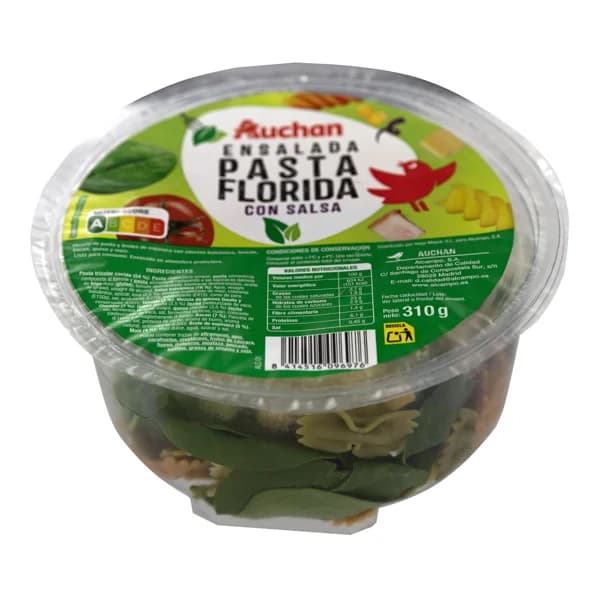 AUCHAN Ensalada de pasta Florida 305 g. Producto Alcampo - 0.31 kg - Imagen del producto en Findit