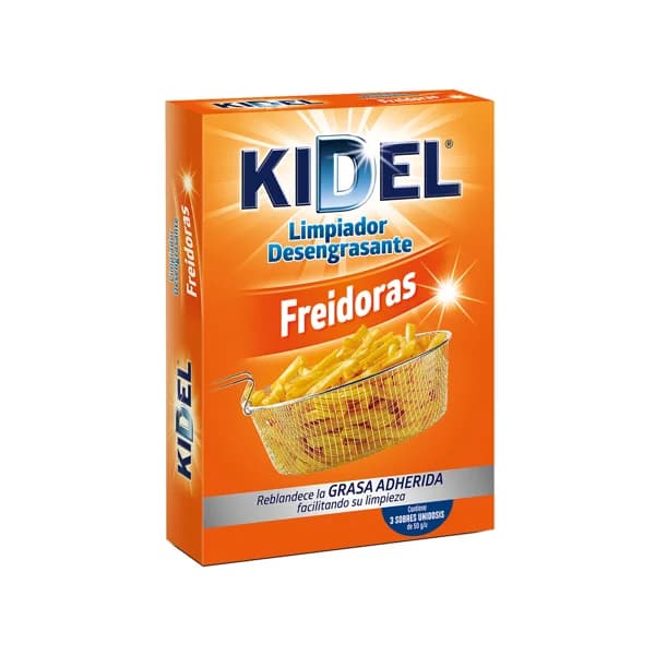 KIDEL Limpiador desengrasante especial freidoras KIDEL 3 sobres de 50 g. - 1 ud - Imagen del producto en Findit