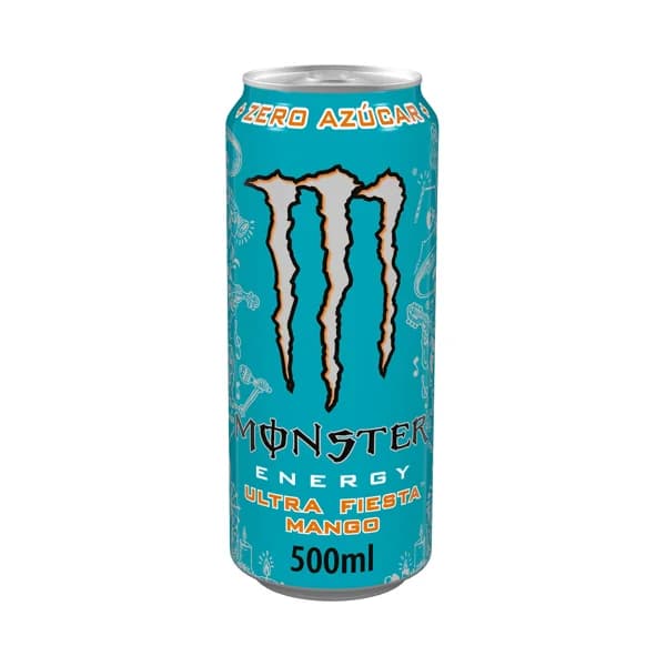 MONSTER Ultra fiesta Bebida energética con sabor a mango y zero azúcar 50 cl. - 0.5 l - Imagen del producto en Findit