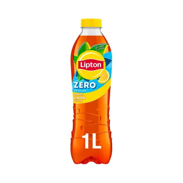 LIPTON Zero  Bebida de té al limón con extracto de stevia botella de 1 l. - 1 l - Imagen del producto en Findit